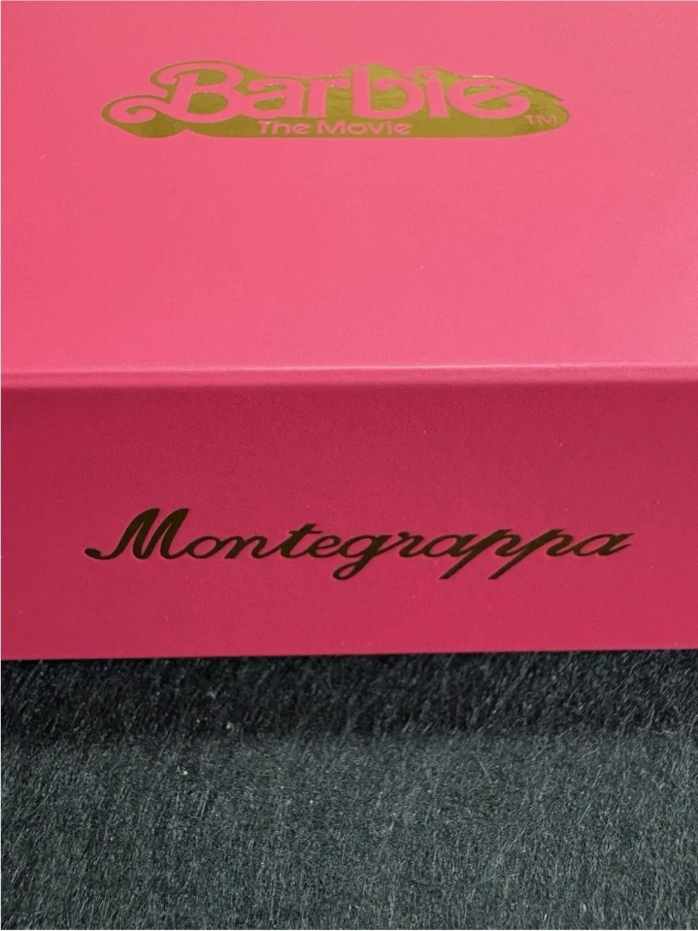 Montegrappa Barbie The Movie Icon Ballpoint Pen Yellow Gold Pink ISZEBBAS_1 New